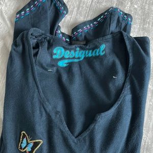 Desigual Cotton embroidered shirt